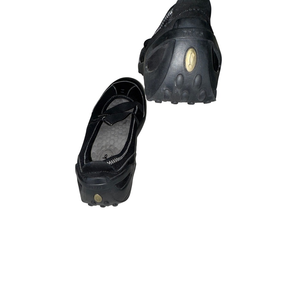Clarks Privo Black Leather Mesh Mary Jane Flats Soleassage Womens 7M - Picture 4 of 6